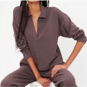 cloud light polo sweatshirt